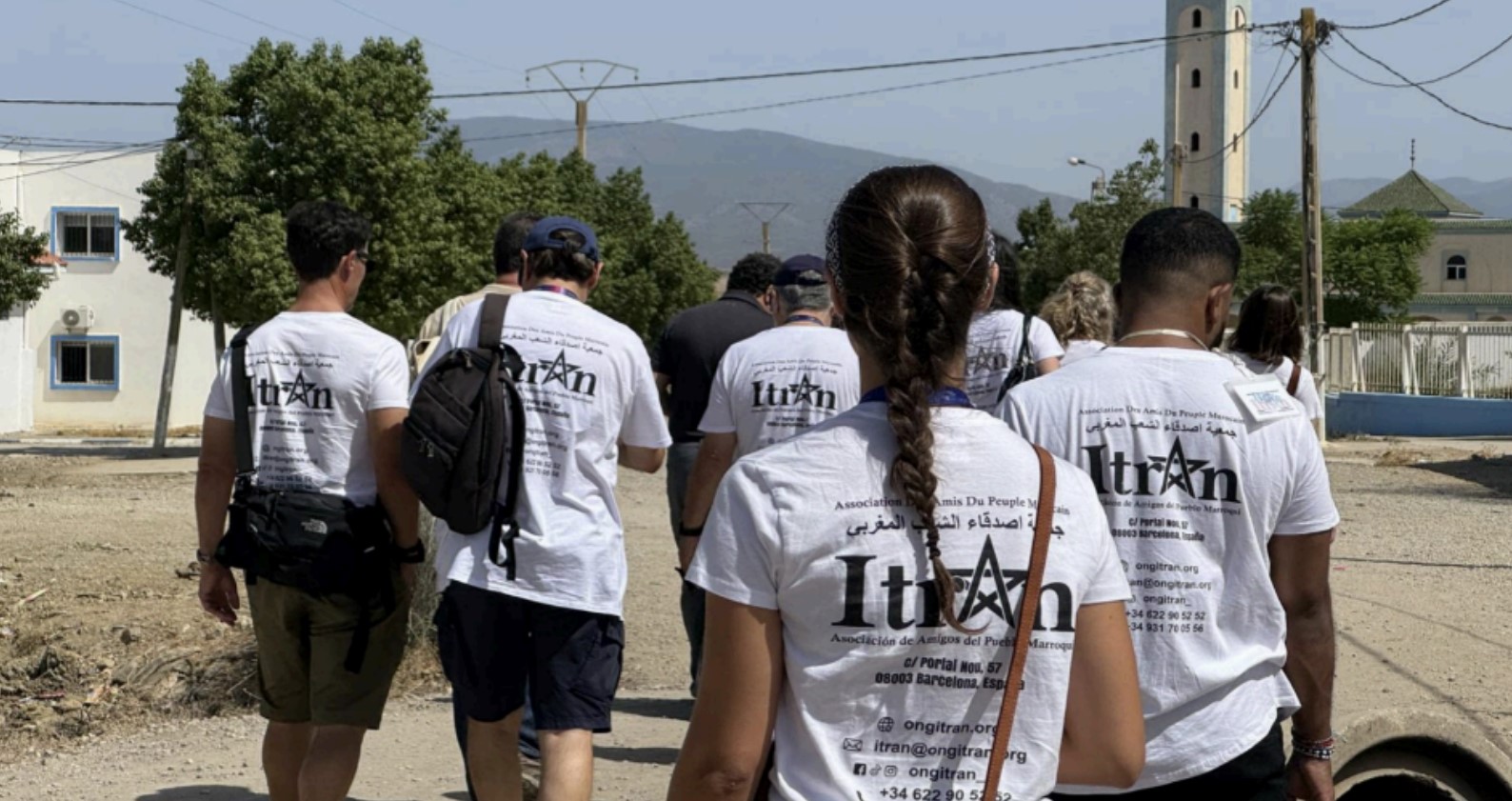 Equipo de voluntariado de ITRAN en Marruecos